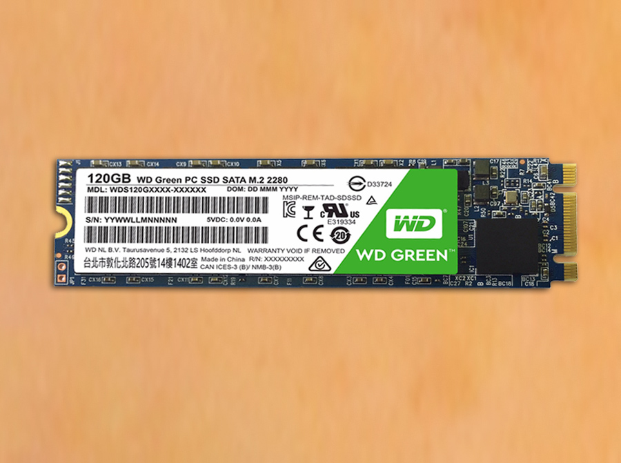 Ổ SSD Western Green 120Gb M2.2280 (đọc: 540MB/s /ghi: 430MB/s)