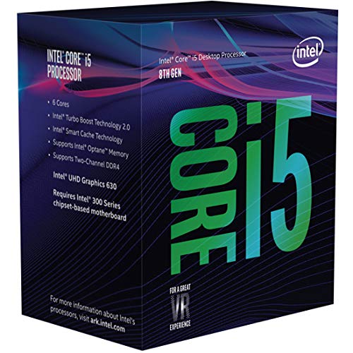 CPU Intel Core i5 8400 (Up to 4.0Ghz 9Mb cache) Coffee Lake