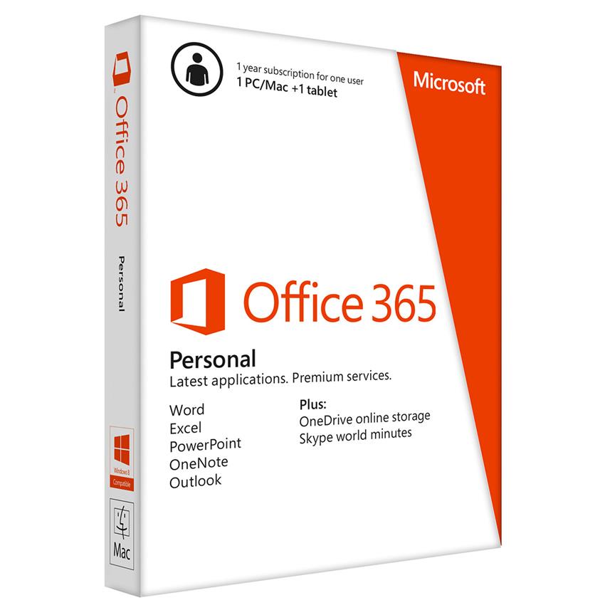 Phần mềm Microsoft Office 365 Personal 32b/x64