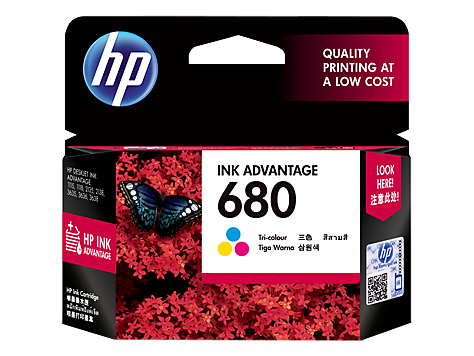 Mực in phun HP 680 Tri-color- Mực cho máy in HP Deskjet Ink Advantage 2138/ 2135/ 3635/ 3636/ 3638/ 3835/ 4535/ 4675/ 4678 