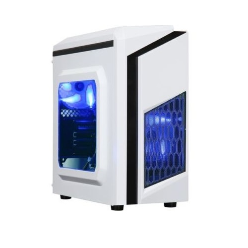 Vỏ máy tính Sama E-Sport F2 White - Black (MicroATX, Mini-ITX)