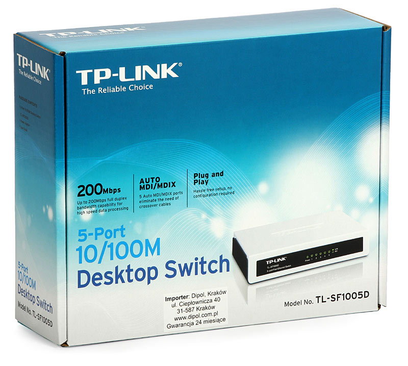 Thiết bị chia mạng TP-Link TL-SF1005D