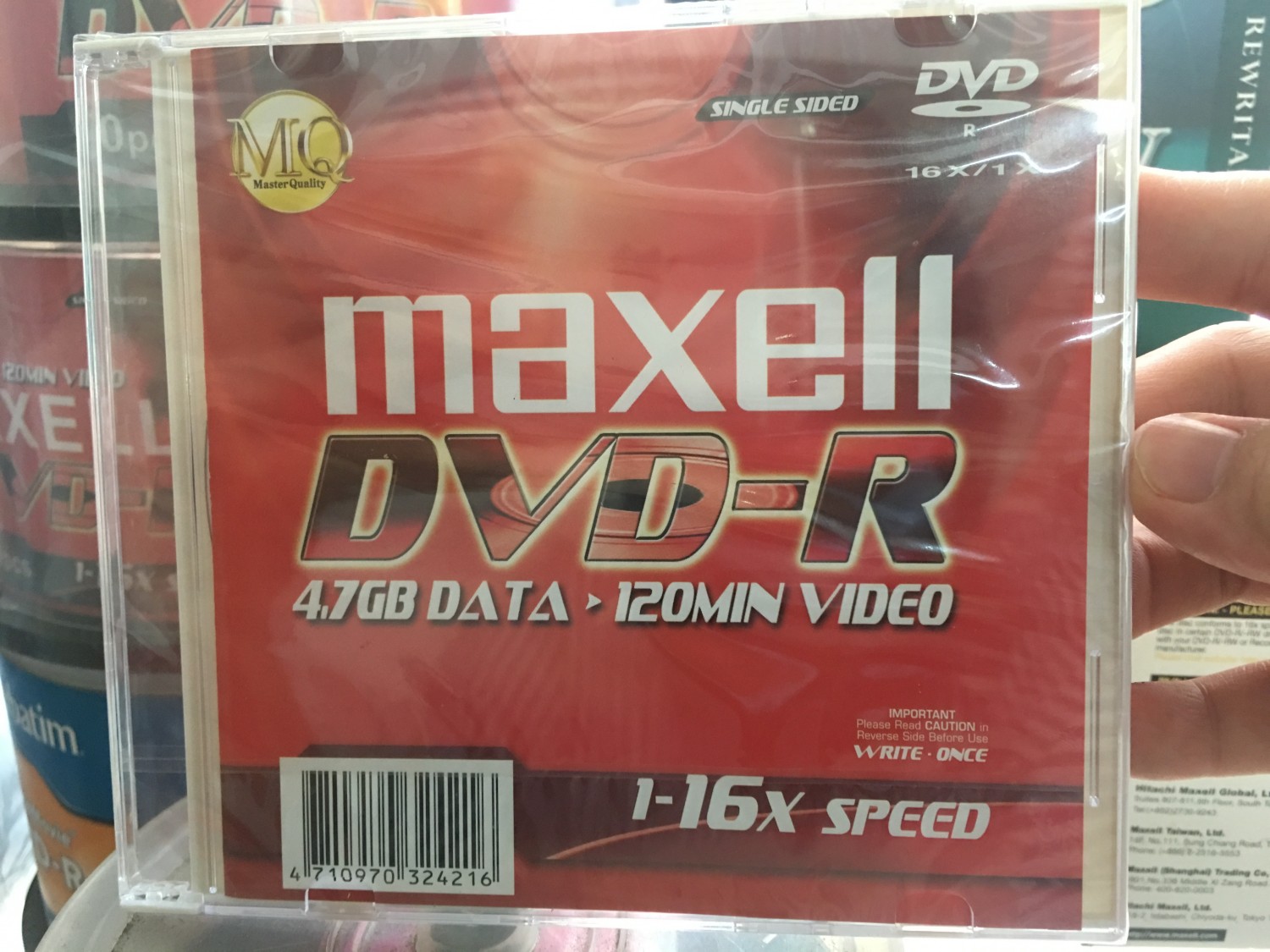 Đĩa DVD R maxell hộp 2