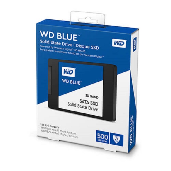ổ cứng ssd western blue 500gb 3dnand sata3 2